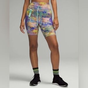 Lululemon Cargo Super-High-Rise Hiking Short 8" Altered Nature Multi Size 2
